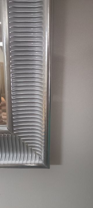 Espejo rectangular plata