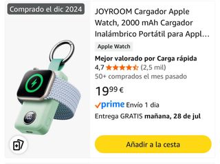 Cargador Apple Watch Portátil