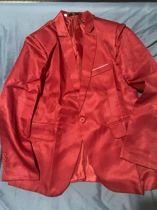 Traje rojo hombre - chaqueta y pantalón
