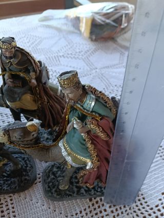 Portal Belén antiguo + figuras