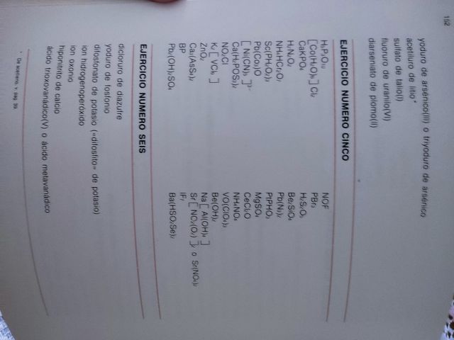 Formulación Inorgánica