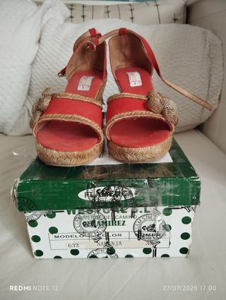 Alpargatas Flamenca sevillana Rocío zapatos flamen