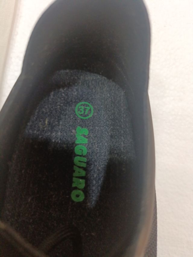 Zapatillas Saguaro Negras - Talla 37
