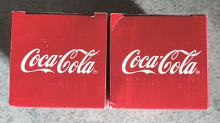 Lotto 2 Bicchieri di Vetro Coca Cola fifa 2022