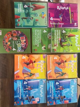 Libros de texto 4º de primaria 