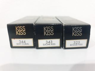 3 Pintalabios Guerlain Kiss Kiss