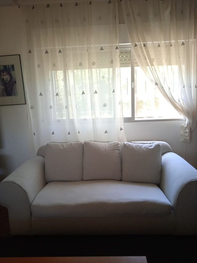 Sofá beige 3 plazas