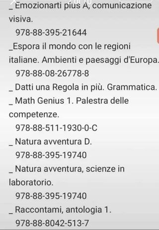 Libri scolastici