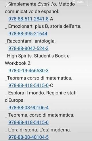 Libri scolastici