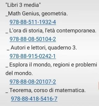 Libri scolastici