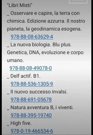 Libri scolastici