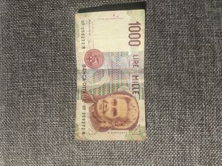 Banconota 1000 Lire - M. Montessori
