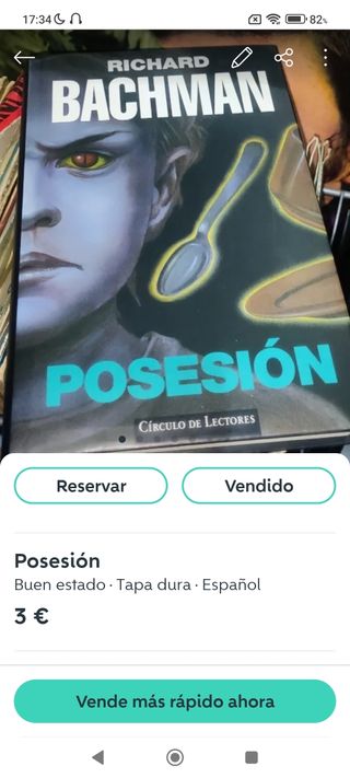 Lote 4 libros Stephen King