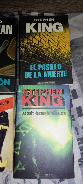 Lote 4 libros Stephen King
