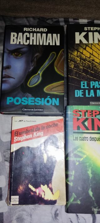 Lote 4 libros Stephen King
