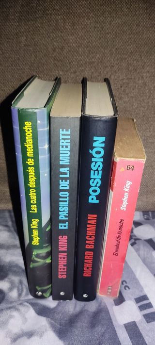 Lote 4 libros Stephen King