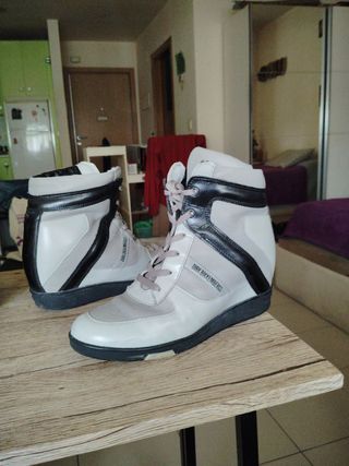 Botines Dirk Bikkembergs grises y negros