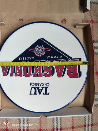 Plato Baskonia Tau Cerámica años 90 coleccionista