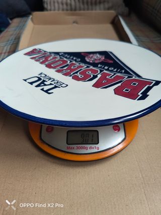 Plato Baskonia Tau Cerámica años 90 coleccionista