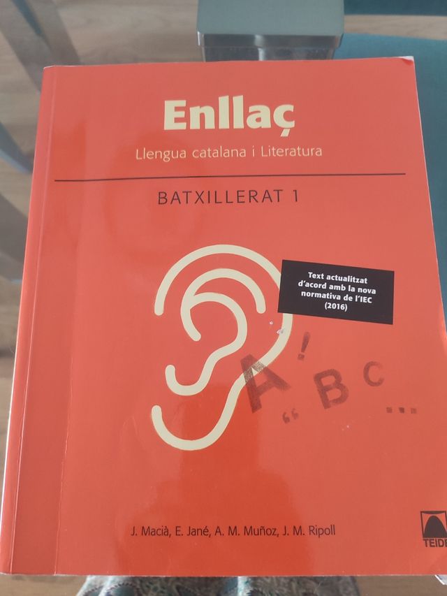Enllaç. Llengua catalana i literatura 1. Batxil...