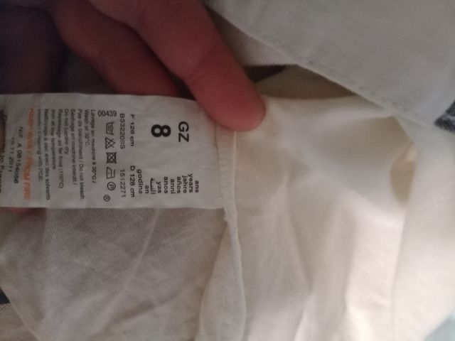 Camisa niño 8 años - manga corta