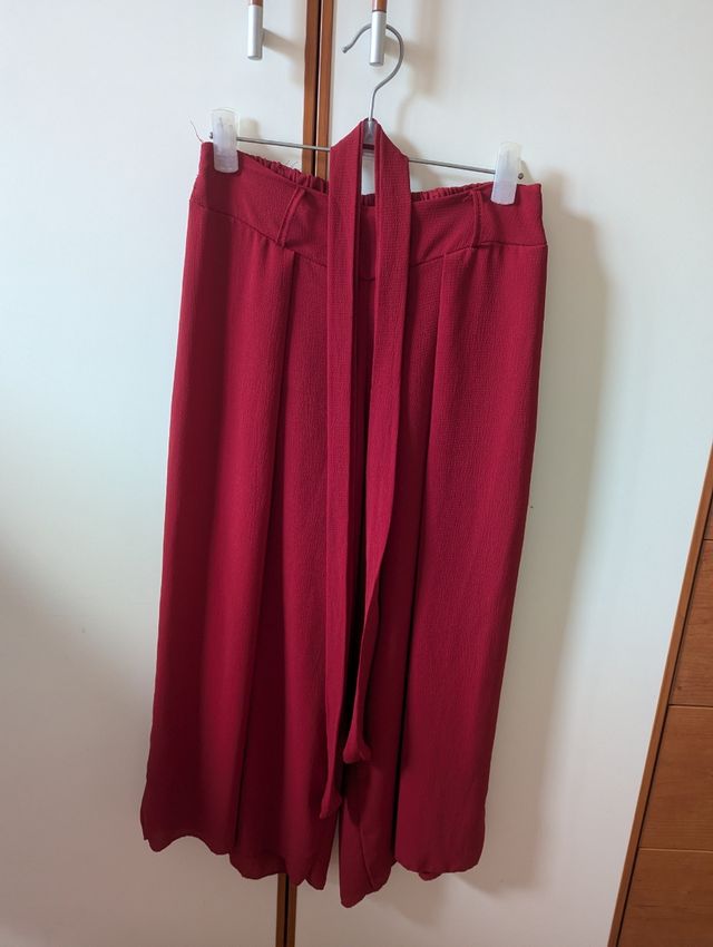 Pantaloni a palazzo rossi