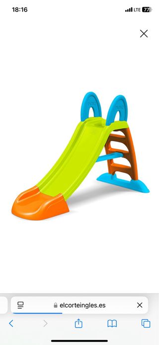Tobogán infantil pequeño