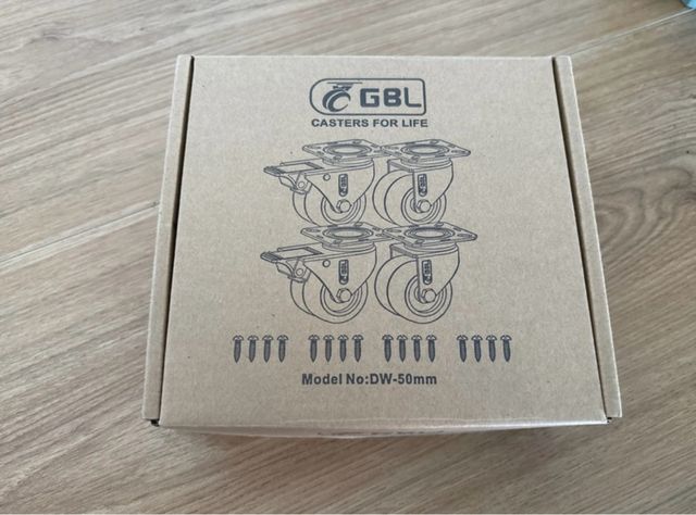 Ruedas GBL - 4 u. - 50mm