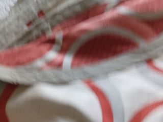 Colcha bouti 180cm - beige y roja