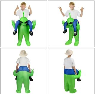 Disfraz alien hinchable niño