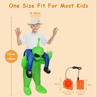 Disfraz alien hinchable niño
