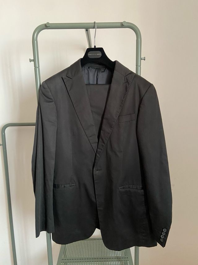 Traje Purificación García Negro