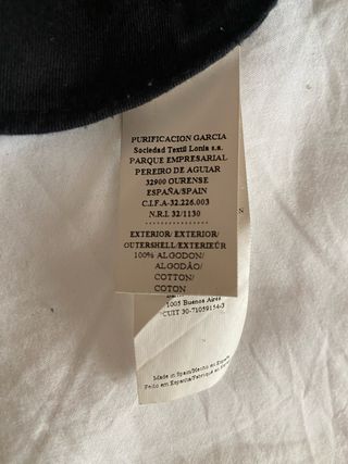 Traje Purificación García Negro