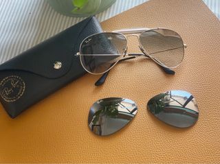 RayBan Aviator: Gafas Grises Plata