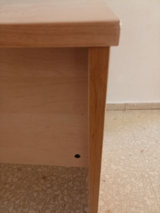 Mesa escritorio madera - beige