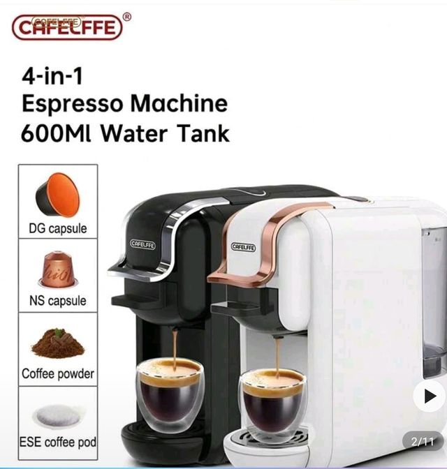 Cafetera Espresso 4 en 1 - 600ml