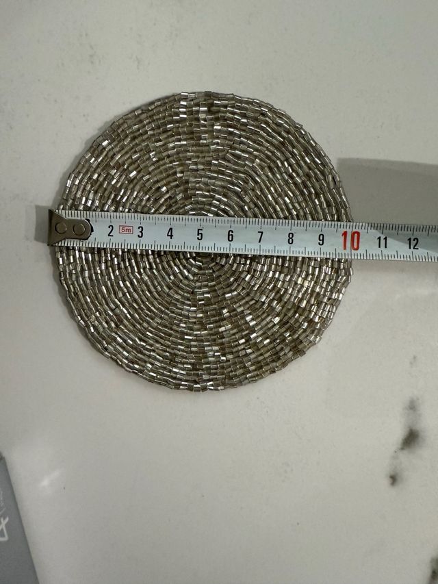 Posavasos Zara Home plateados