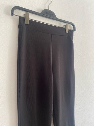 Pantalones campana negros