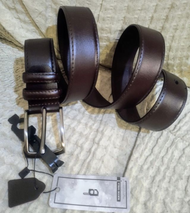 Cinturón Piel Marrón - 125cm