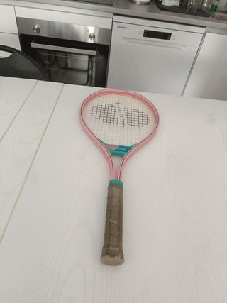 Raqueta Tenis Rosa Alumínio con funda