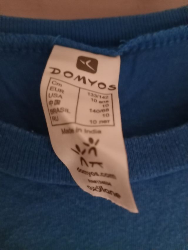 Camiseta niño Domyos T-8 años