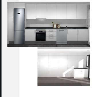 Cocina blanca completa 