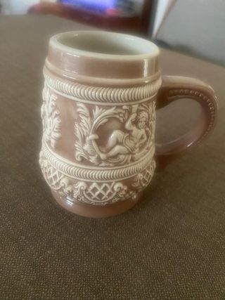 Boccale birra ceramica, stile antico