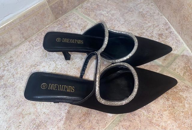 Tacones negros DREAMPAIRS - Talla 40