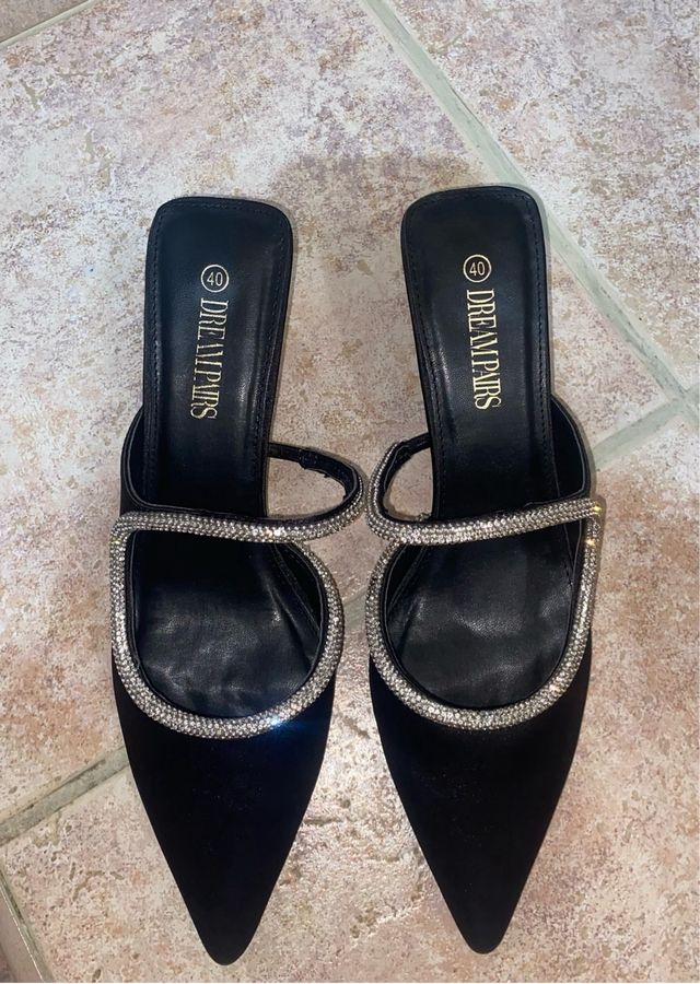 Tacones negros DREAMPAIRS - Talla 40