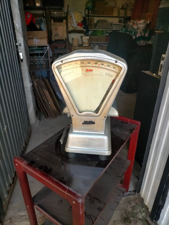 Bascula antigua de cocina