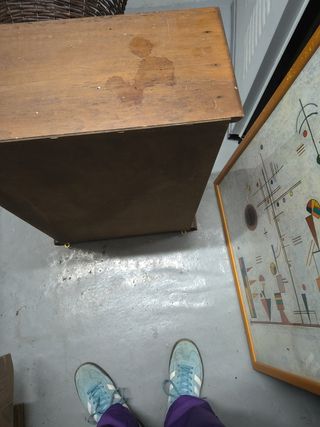Vitrina madera marrón