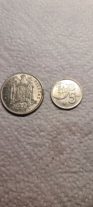 Moneda 5 Pesetas Franco 1949 (Un duro)