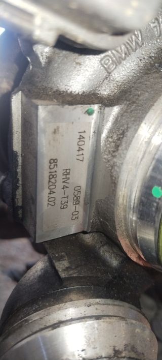 Turbo BMW serie 1 F20 118d 318d min copper RHV4-T3