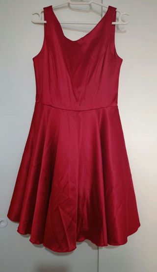 Vestido rojo tutú evento